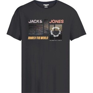 Jack & Jones Junior Póló 'BOOSTER'  sárga / szürke / narancs / fekete / fehér