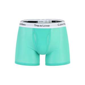 Calvin Klein Underwear Boxeralsók 'Pride'  jáde / fekete / fehér