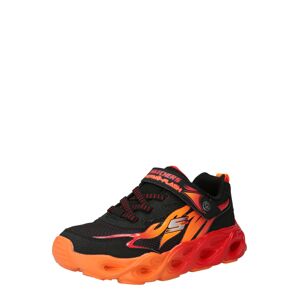 SKECHERS Sportcipő  narancs / tűzpiros / fekete