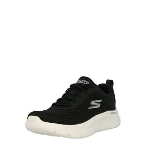 SKECHERS Fűzős cipő  fekete / fehér