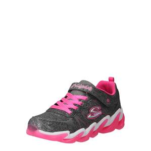 SKECHERS Sportcipő  rózsaszín / fekete / ezüst