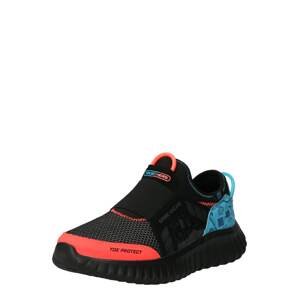 SKECHERS Sportcipő  kobaltkék / azúr / neonnarancs / fekete