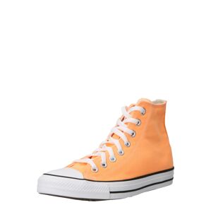 CONVERSE Magas szárú sportcipők  világos narancs / fekete / piszkosfehér