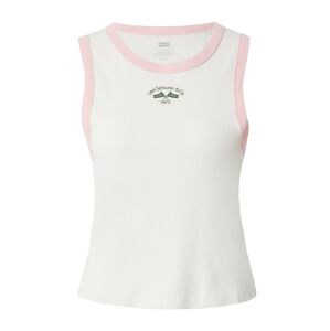 LEVI'S ® Top 'Graphic Olivia Tank'  khaki / púder / fehér
