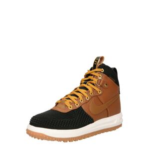 Nike Sportswear Magas szárú sportcipők 'Lunar Force 1'  barna / fekete