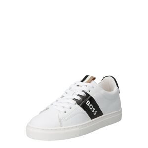 BOSS Kidswear Sportcipő  bézs / fekete / fehér