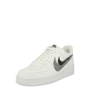 Nike Sportswear Rövid szárú sportcipők 'AIR FORCE 1 07'  szürke / fekete / fehér