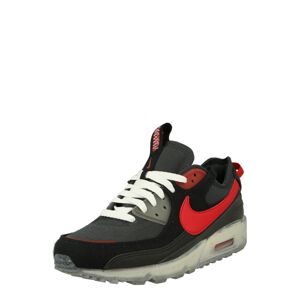 Nike Sportswear Rövid szárú sportcipők 'AIR MAX TERRASCAPE 90'  sötétszürke / tűzpiros / fekete / fehér