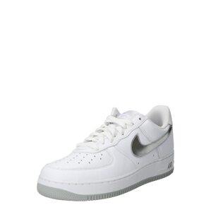 Nike Sportswear Rövid szárú sportcipők 'AIR FORCE 1 LOW RETRO'  ezüst / fehér