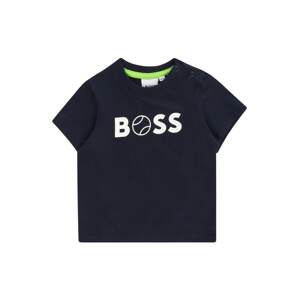 BOSS Kidswear Póló  éjkék / fehér