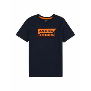 Jack & Jones Junior Póló 'SHEAR'  tengerészkék / narancs