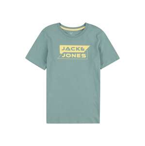 Jack & Jones Junior Póló 'SHEAR'  világos sárga / jáde