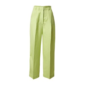 EDITED Élére vasalt nadrágok 'Kaj'  citromzöld
