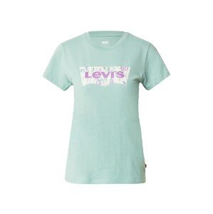 LEVI'S Póló  világoszöld / lila / piszkosfehér