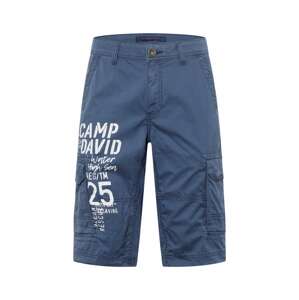 CAMP DAVID Cargo nadrágok  galambkék / fehér