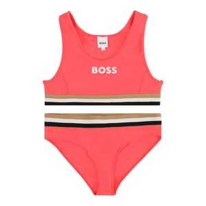 BOSS Kidswear Bikini  narancsvörös / fekete / fehér