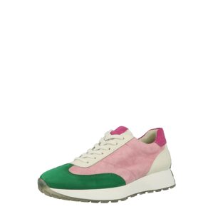 Paul Green Rövid szárú sportcipők  fűzöld / pitaja / világos-rózsaszín / piszkosfehér