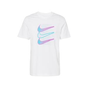 Nike Sportswear Póló  világoskék / lila / piszkosfehér