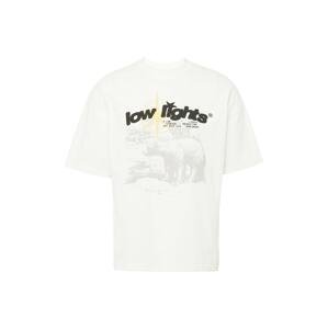 Low Lights Studios Póló 'Ice Bear'  krém / sárga / világosszürke / fekete
