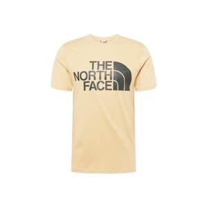 THE NORTH FACE Póló  világos sárga / fekete
