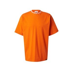 VIERVIER Póló 'Beren'  sötét narancssárga / fehér