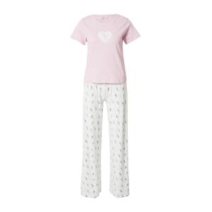 Boux Avenue Pizsama  rózsaszín / fekete / fehér