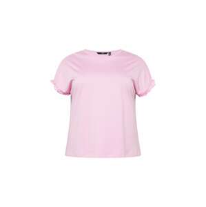 Vero Moda Curve Póló 'DANA'  világos-rózsaszín