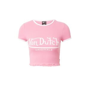Von Dutch Originals Póló 'AMI'  világos-rózsaszín / fehér
