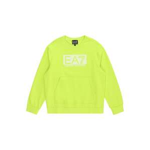 EA7 Emporio Armani Tréning póló  citromzöld / fehér