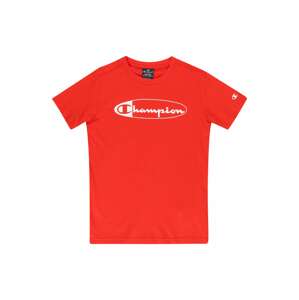 Champion Authentic Athletic Apparel Póló  rikító piros / fehér