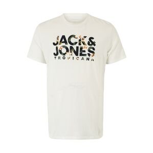 Jack & Jones Plus Póló 'BECS'  éjkék / sötétzöld / őszibarack / fehér
