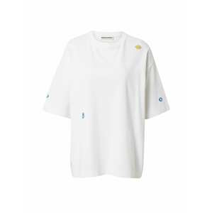 ARMEDANGELS Oversize póló 'LAURI'  kék / sárga / fehér