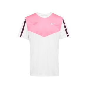 Nike Sportswear Póló 'Repeat'  világos-rózsaszín / fekete / fehér