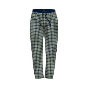 TOM TAILOR Pizsama nadrágok  kék / zöld / fehér