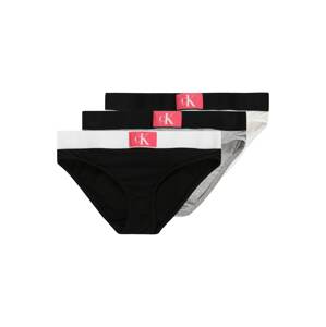 Calvin Klein Underwear Alsónadrág  szürke melír / rózsaszín / fekete / fehér