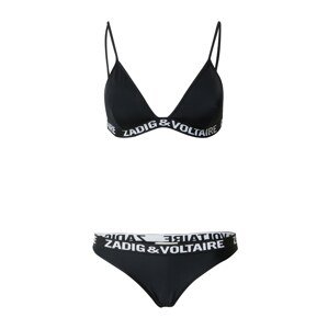 Zadig & Voltaire Bikini  fekete / fehér