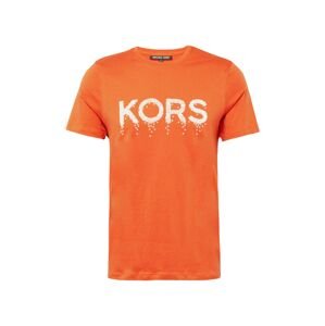 Michael Kors Póló  sötét narancssárga / fehér