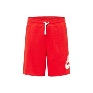 Nike Sportswear Nadrág 'CLUB ALUMNI'  piros / fehér