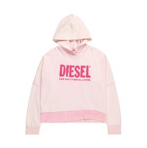 DIESEL Tréning póló 'SQUINGY'  pasztell-rózsaszín / világos-rózsaszín / sötét-rózsaszín