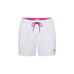 Calvin Klein Swimwear Rövid fürdőnadrágok  jáde / rózsaszín / fehér