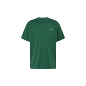 Carhartt WIP Póló  fűzöld / fehér