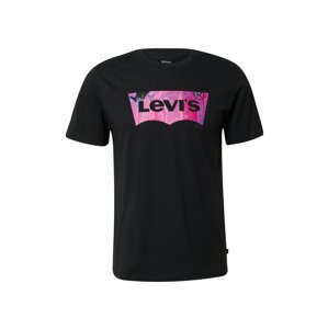 LEVI'S Póló  rózsaszín / fekete
