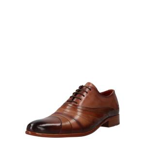 MELVIN & HAMILTON Fűzős cipő 'Toni 43'  karamell / sötét barna