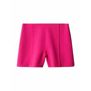 MANGO Élére vasalt nadrágok 'Fica'  rózsaszín