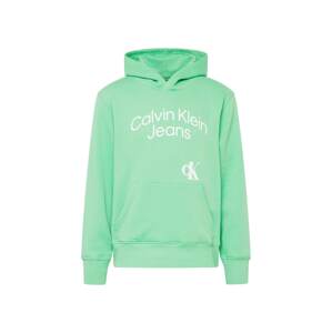 Calvin Klein Jeans Tréning póló  menta / fehér