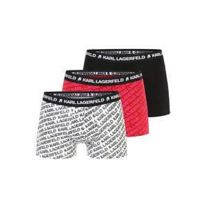 Karl Lagerfeld Boxeralsók  világos-rózsaszín / piros / fekete / fehér
