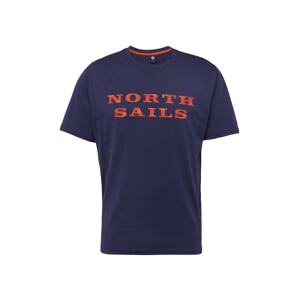 North Sails Póló  sötétkék / narancs