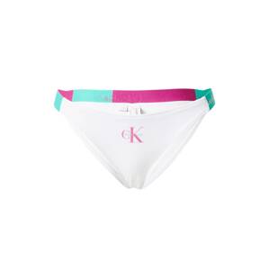 Calvin Klein Swimwear Bikini nadrágok 'CHEEKY'  jáde / pitaja / fehér