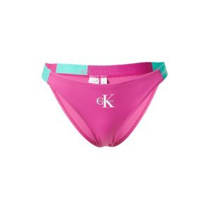 Calvin Klein Swimwear Bikini nadrágok 'CHEEKY'  türkiz / orchidea / fehér