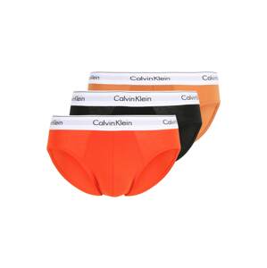 Calvin Klein Underwear Slip  narancs / sötét narancssárga / fekete / fehér